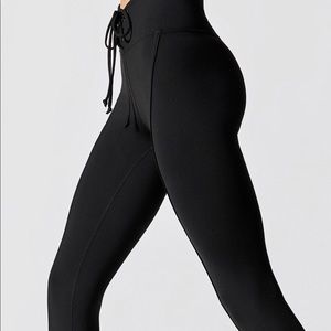 Year of Ours Football Lace Up Velvet legging